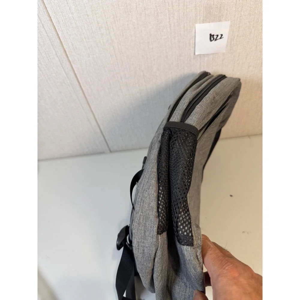 MATEIN Grey Anti Theft Slim Travel Laptop Backpack With USB Charging Port unisex